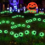 Solar Eyeball Pathway Lights - Halloween Decor