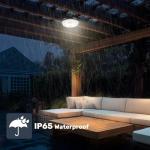 BlueYu Solar LED Motion Sensor Light with Remote