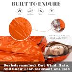 Emergency Sleeping Bags 2-Pack for Survival
