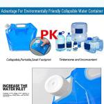 Redmoon 4-Pack Collapsible Water Containers, BPA-Free