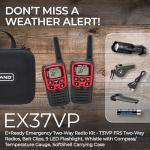 Midland Emergency Two-Way Radio Kit with Accessories