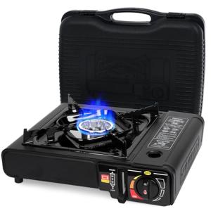 SHINESTAR Portable Butane Stove with Carrying Case