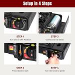 SHINESTAR Portable Butane Stove with Carrying Case