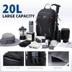 OIWAS 20L Ultralight Hiking Backpack with Hydration Outlet