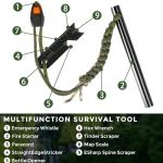 4 Pack Ferro Rod Fire Starter Kit for Survival