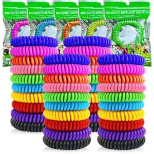 40 Pack DEET-Free Mosquito Repellent Wristbands