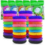 40 Pack DEET-Free Mosquito Repellent Wristbands