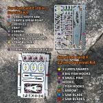 PSKOOK 12-Piece Survival Multitool Card Kit