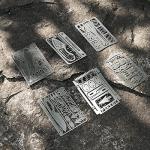PSKOOK 12-Piece Survival Multitool Card Kit