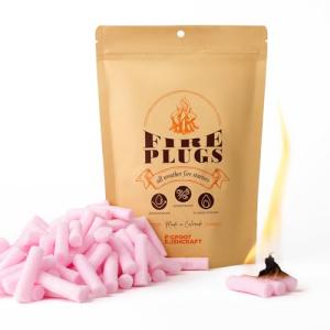 Eco-Friendly Waterproof Fire Starters - 50 Pack