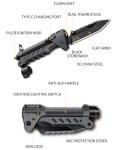 VIPERADE VAK6 Survival Multitool with Flashlight and Knife
