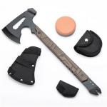 17" Camping Axe with Sheath and Sharpening Stone