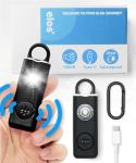 Personal Alarm Keychain with LED Light and Siren