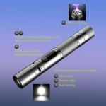 3-in-1 LED Flashlight with Lighter and Alarm