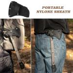 17" Camping Axe with Sheath and Sharpening Stone