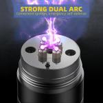 3-in-1 LED Flashlight with Lighter and Alarm