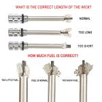 YUSUD Permanent Match Lighter with Multitool Keychain