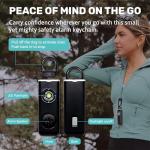 Personal Alarm Keychain with LED Light and Siren