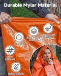 Ultralight Emergency Sleeping Bag and Thermal Blanket
