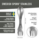 Light My Fire Stainless Steel Camping Spork Set