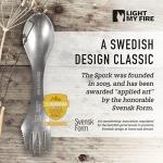 Light My Fire Stainless Steel Camping Spork Set