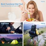 5 Pack Portable Stainless Steel Camping Utensils