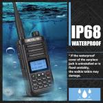Retevis RA89 Dual Band IP68 Waterproof Ham Radio