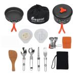 Bisgear 16-Piece Camping Cookware Mess Kit