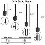 Heavy-Duty Folding Camping Shovel with Pickaxe