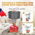 Bisgear 16-Piece Camping Cookware Mess Kit