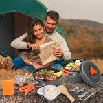 Bisgear 16-Piece Camping Cookware Mess Kit