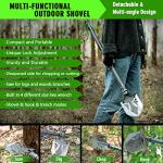 Multifunctional Folding Tactical Shovel and Axe Combo