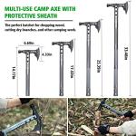 Multifunctional Folding Tactical Shovel and Axe Combo
