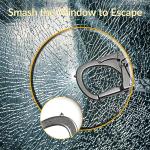 Rugged 3" Carabiner Keychain Clip with Spike