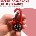 Compact Keychain Compass for Outdoor Adventures