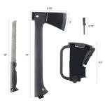 Lightweight Camping Hatchet with Saw and Fire Starter