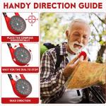 Compact Keychain Compass for Outdoor Adventures