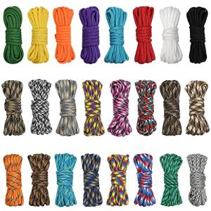 Multicolor 550lb Paracord Survival Cord Kit