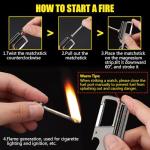 Permanent Match Infinity Lighter and Multitool Keychain