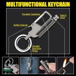 Permanent Match Infinity Lighter and Multitool Keychain