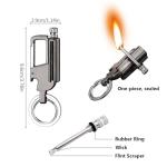 Permanent Match Infinity Lighter and Multitool Keychain