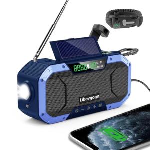 Waterproof Emergency Radio and Bluetooth Speaker