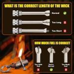 Permanent Match Infinity Lighter and Multitool Keychain