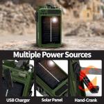 FosPower Emergency Weather Radio with Power Bank