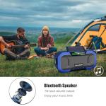 Waterproof Emergency Radio and Bluetooth Speaker