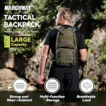 MARCHWAY Tactical Molle Hydration Pack with Bladder