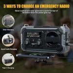 Hand Crank Emergency Radio with Solar Power