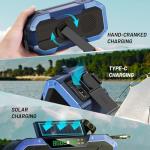Waterproof Emergency Radio and Bluetooth Speaker