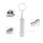 Aluminum Survival Whistle Kit with Lanyards - 6 Pack