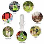 Aluminum Survival Whistle Kit with Lanyards - 6 Pack